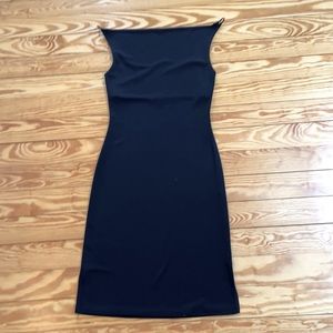 Black knit dress worn once